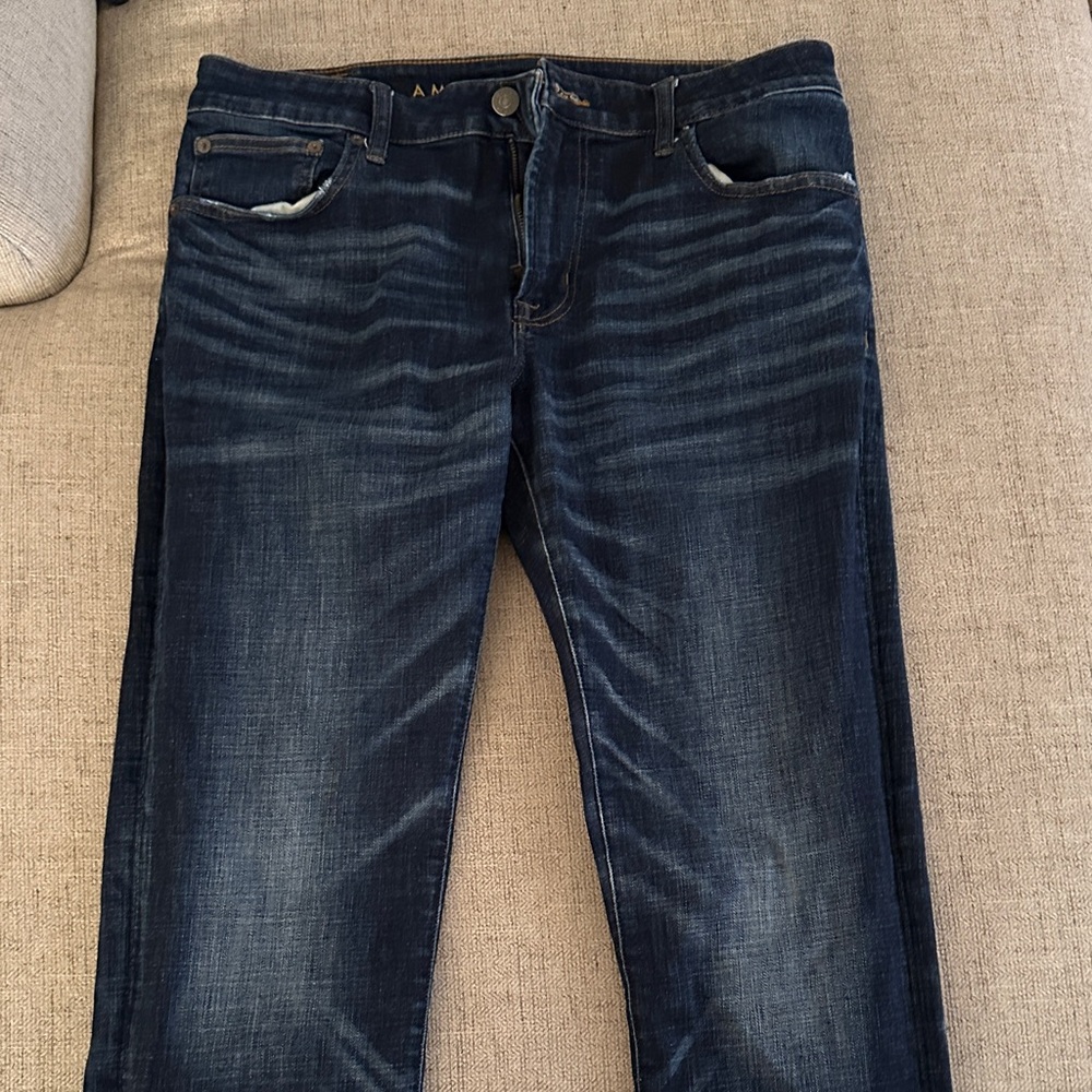 AE American Eagle Men’s Jeans slim straight 34x32
